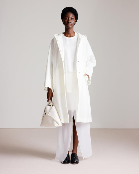 Seidenrock mit Transparenter Organza-Schicht