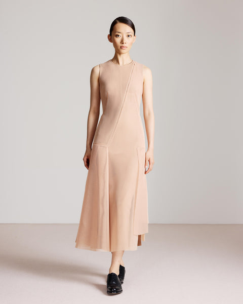Asymmetrisches Midikleid