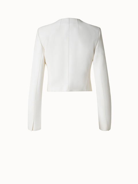 Kurze Lederjacke