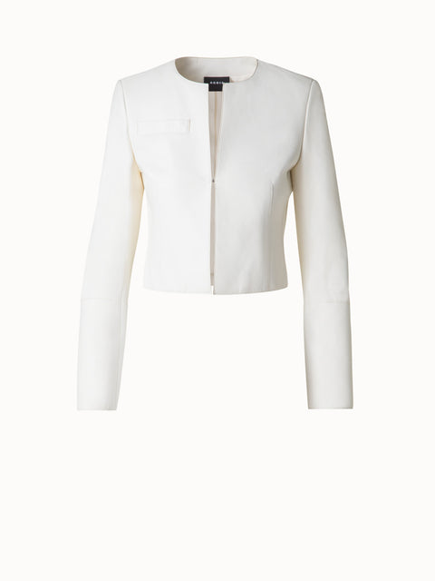 Kurze Lederjacke