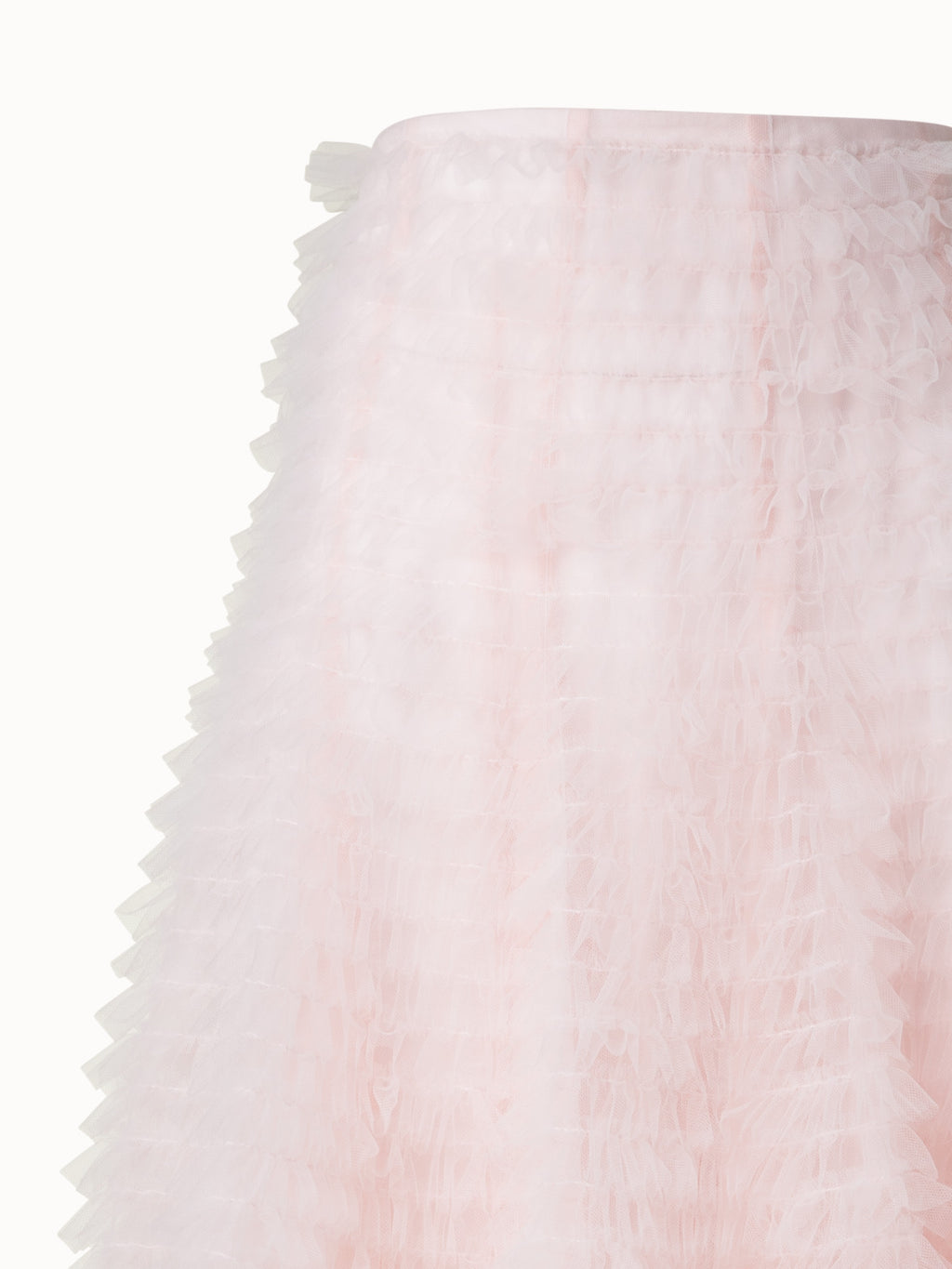 Maxi-Tüll-Rüschenrock - Rosa