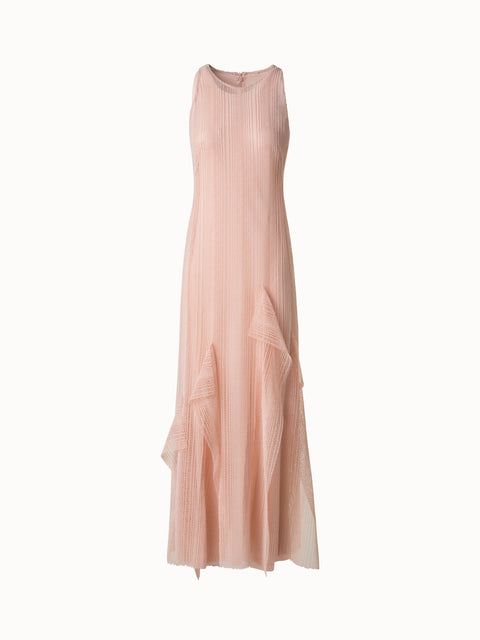 Abendkleid mit Allover Stickerei