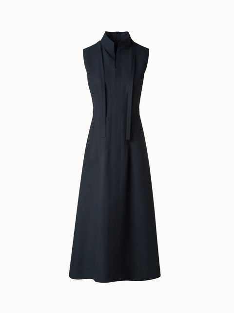 Fit-and-Flare Midikleid aus Baumwolle