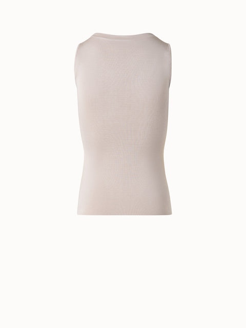 Seiden-Stricktop
