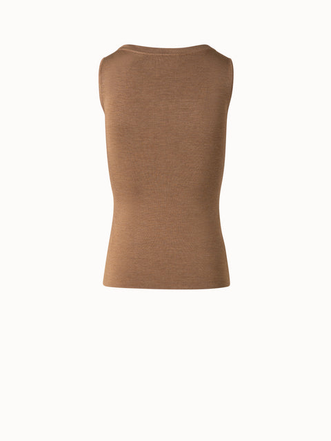 Seiden-Stricktop