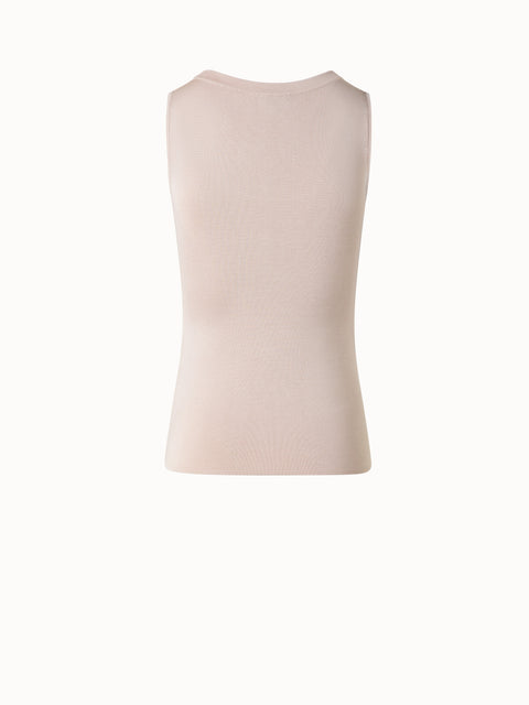 Seiden-Stricktop