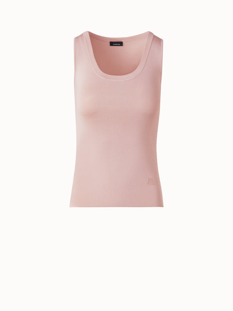Seiden-Stricktop