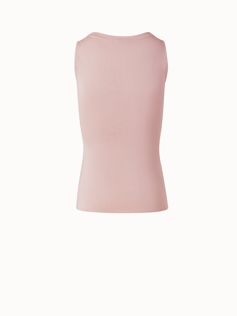 Seiden-Stricktop