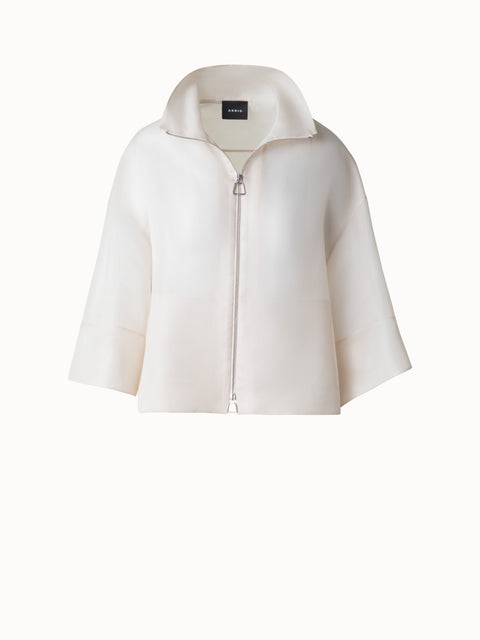 Organza Jacke aus Panama Seide