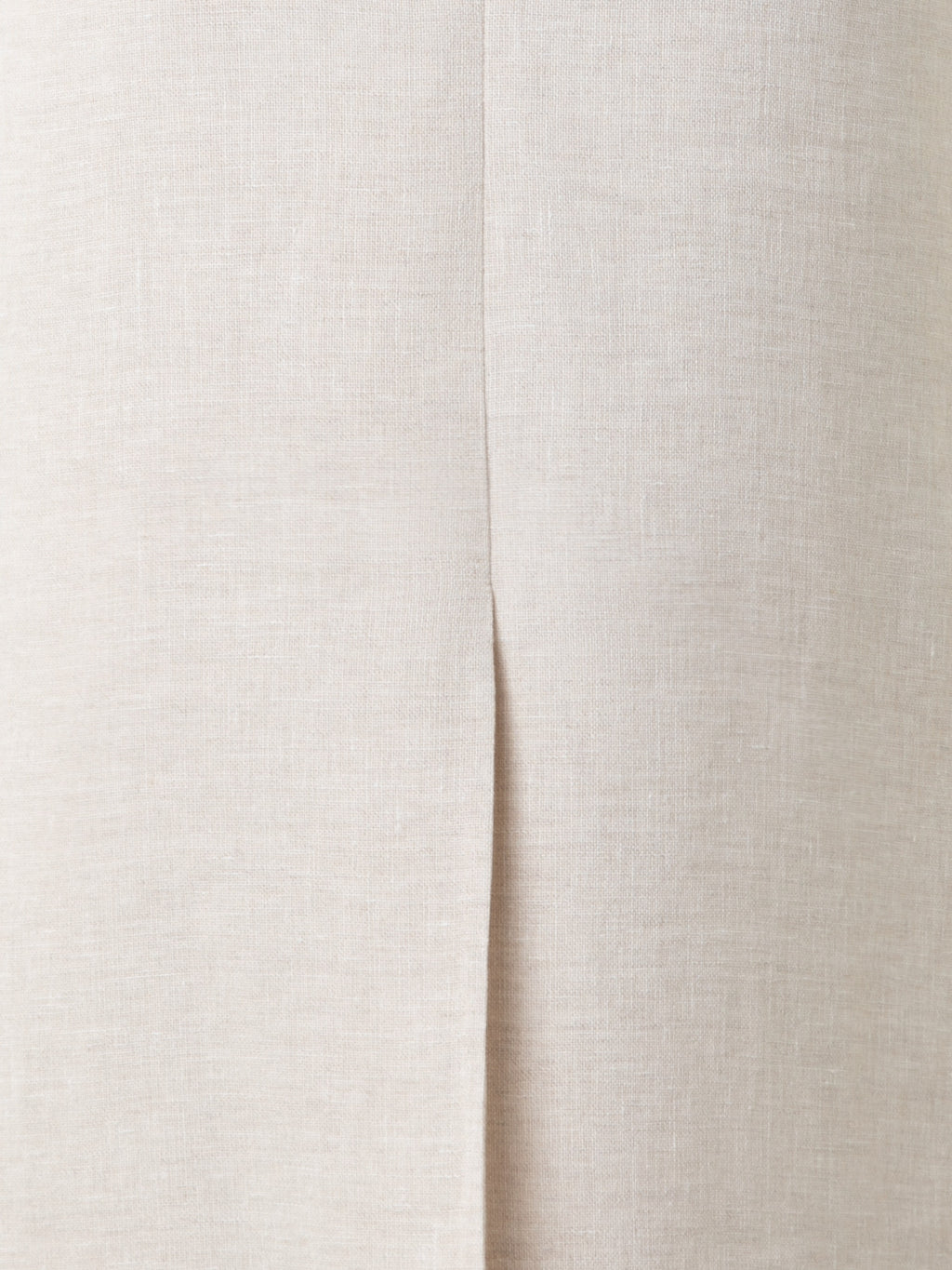 Midirock aus Leinen Doubleface - Grau - Beige