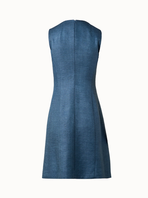 Seiden-Cocktailkleid mit A-Linien-Rock
