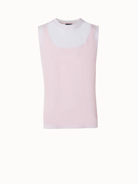 Transparentes Doppellagiges Top