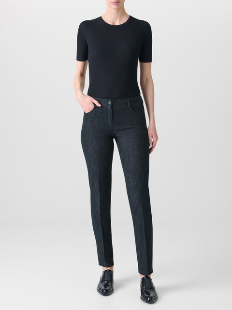 Hose aus Baumwoll-Stretch-Denim
