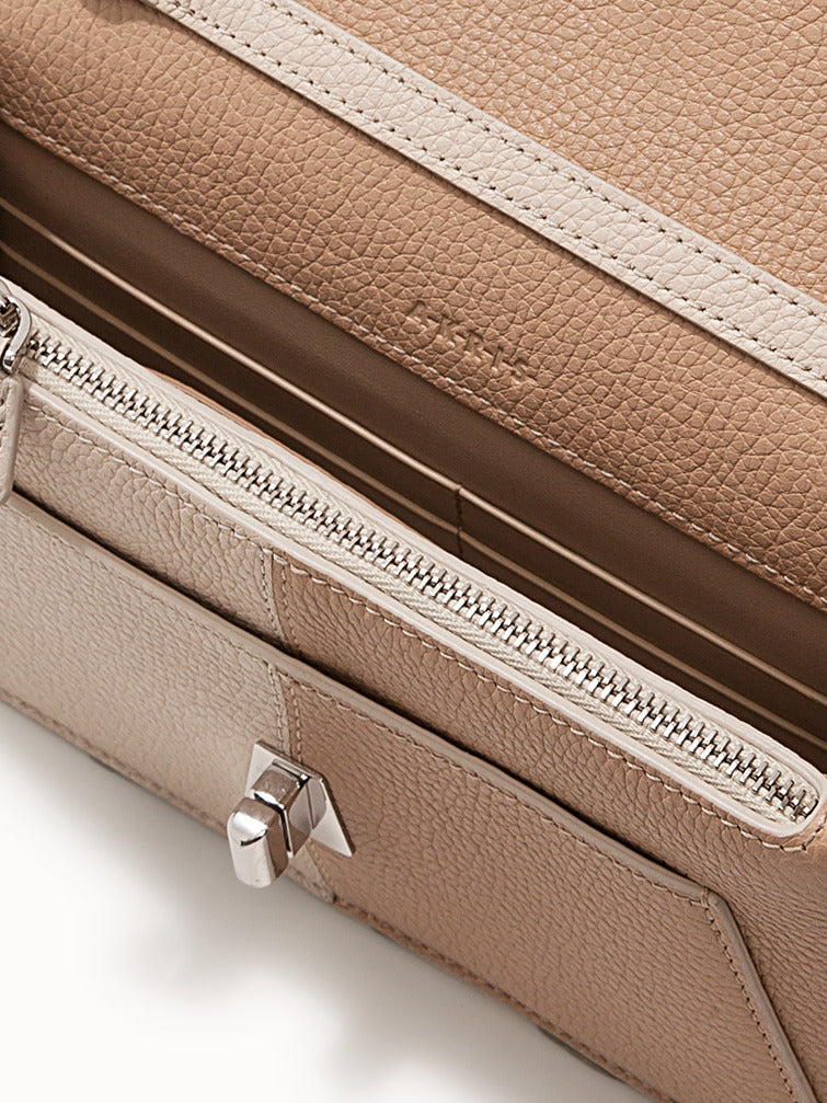 Anouk Envelope - brown - ecru - beige
