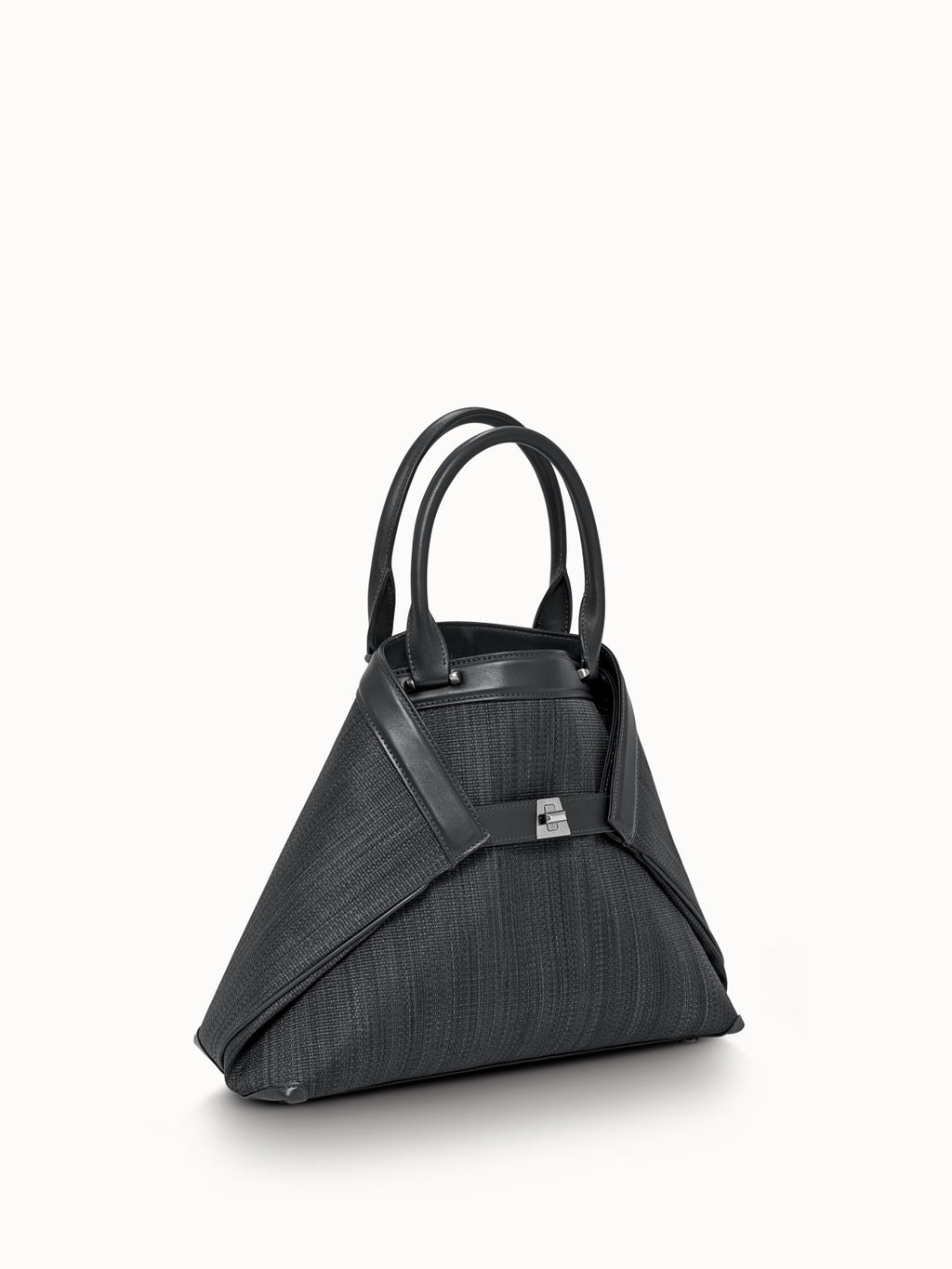 Ai Small Top Handle Tote - Grau