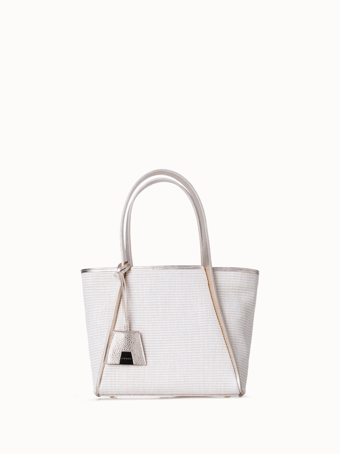 Alex Small Tote - Silber - Ecru