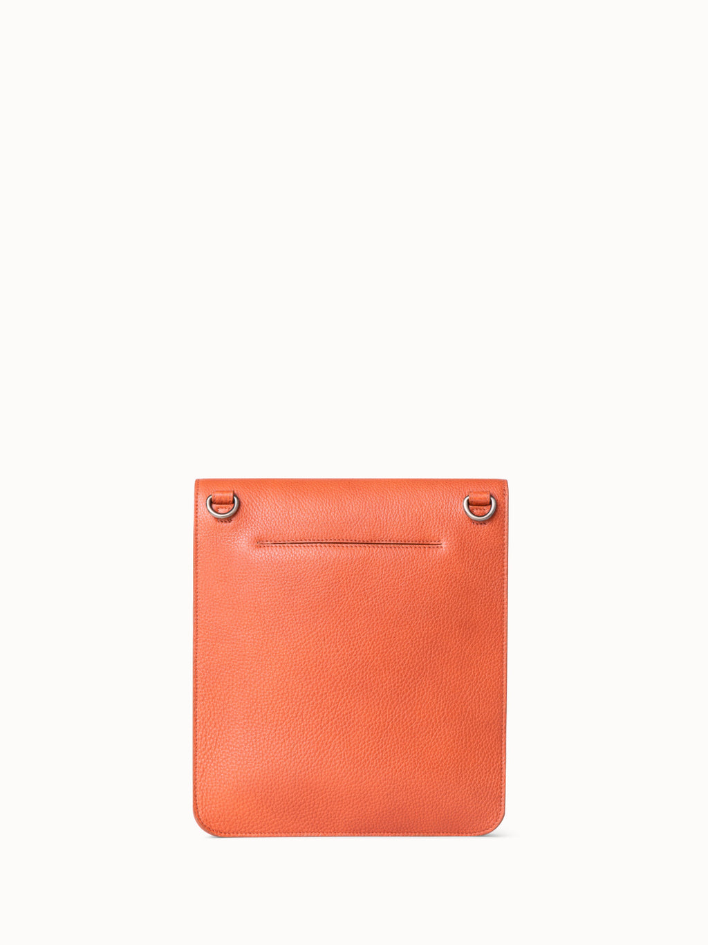 Small Anouk Messenger Tasche aus Leder - Orange
