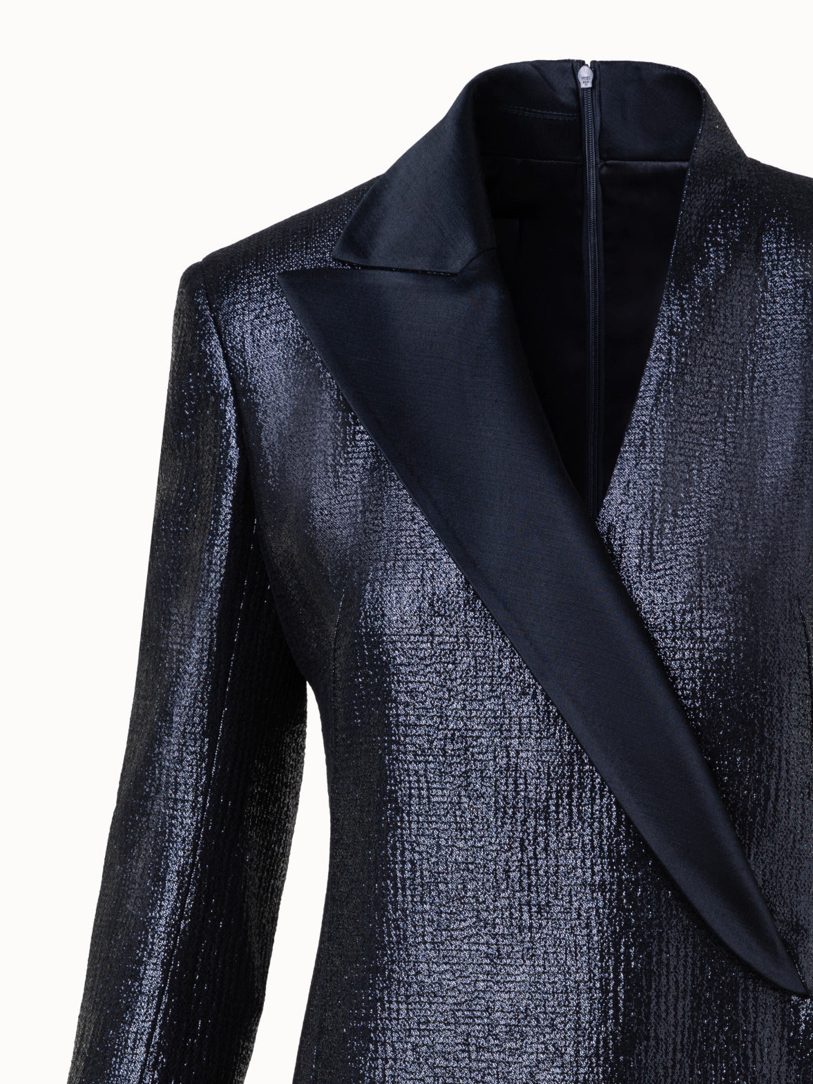 Blazer Sheath Dress with Long Sleeves - black