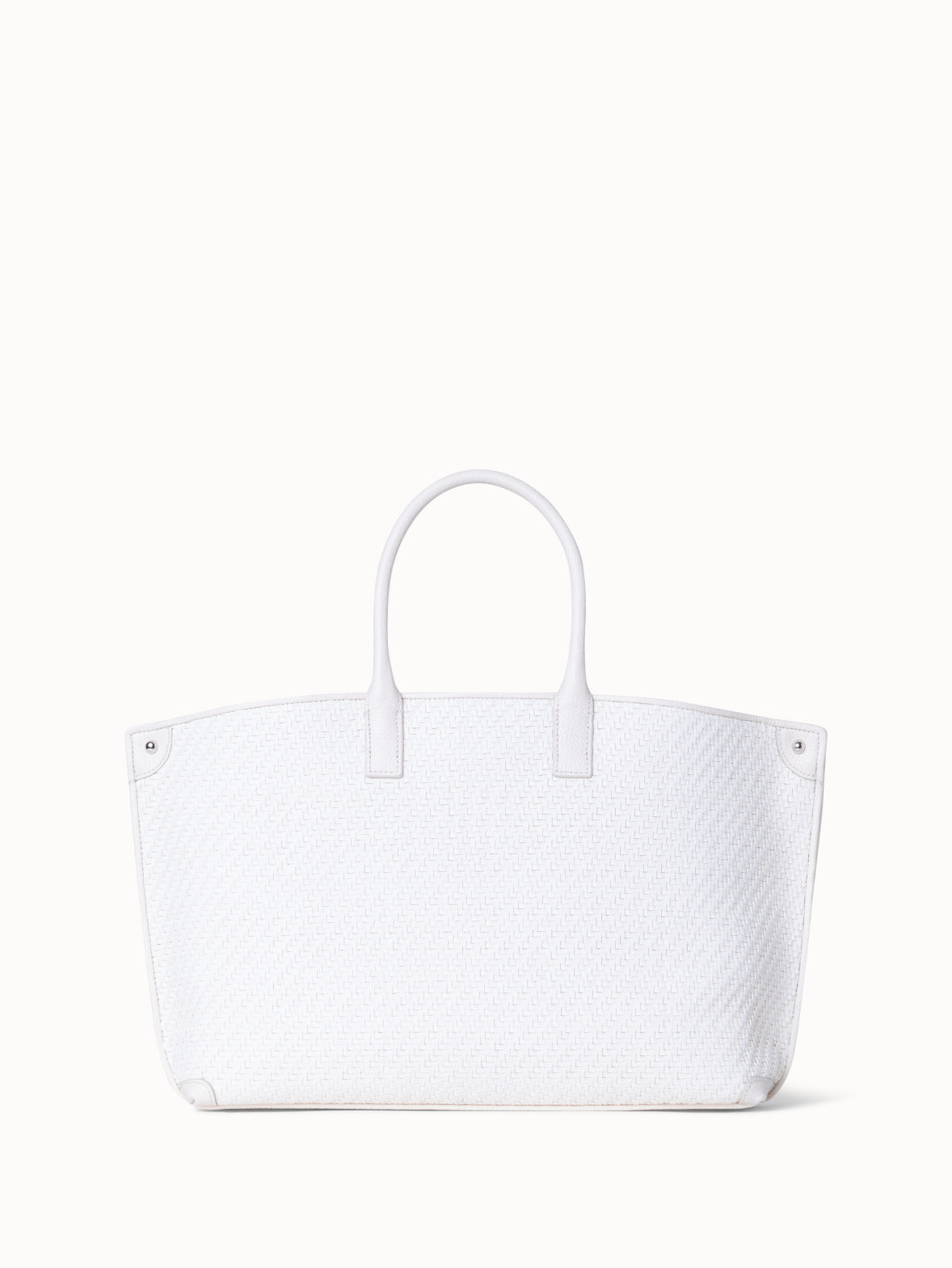 Small Ai Shoulder Bag with Superimposition Print - ecru