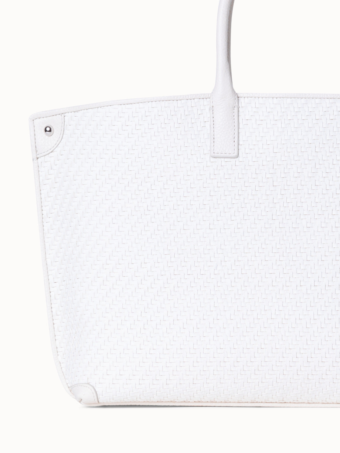 Small Ai Shoulder Bag with Superimposition Print - ecru