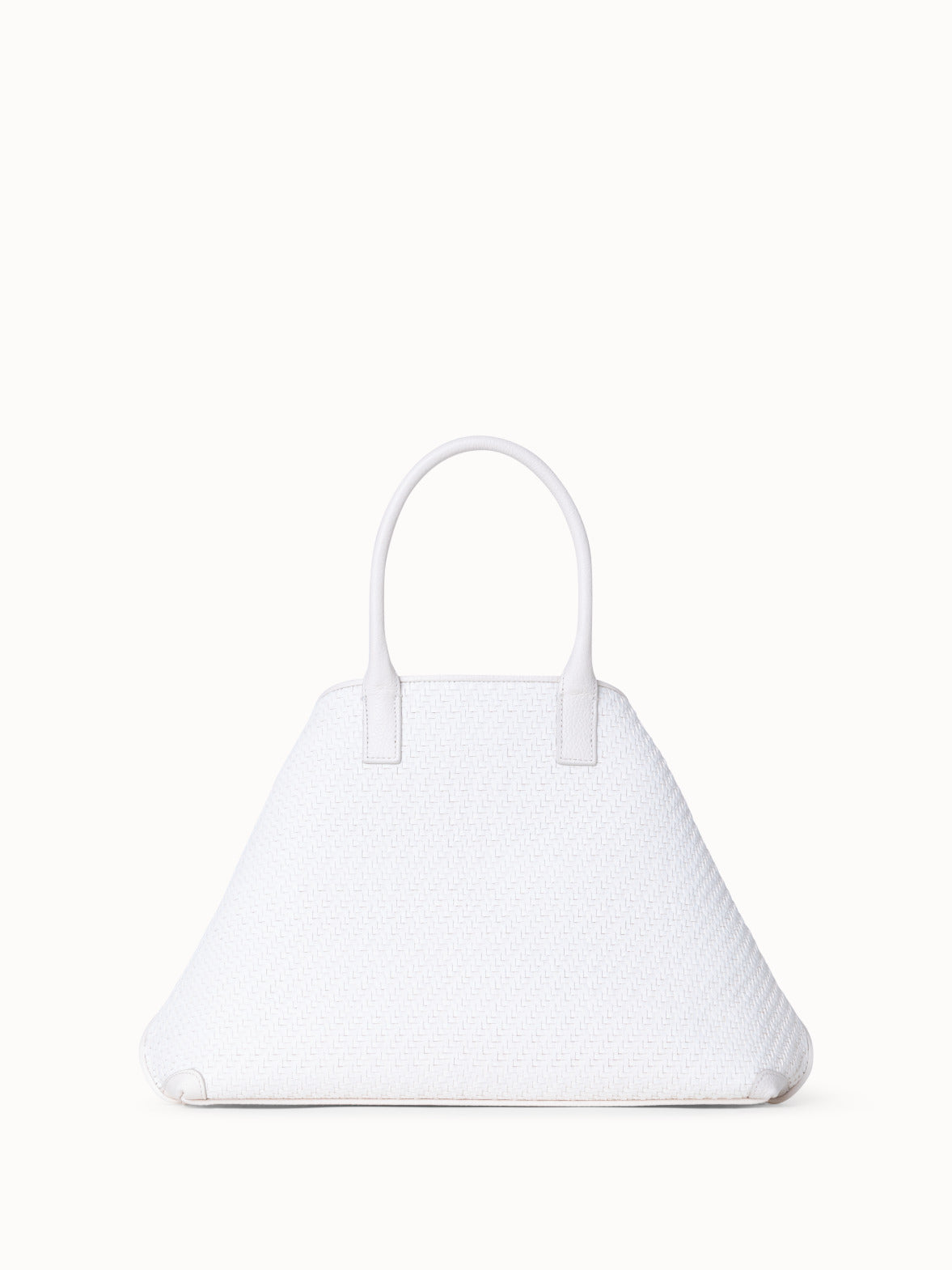 Small Ai Shoulder Bag with Superimposition Print - ecru