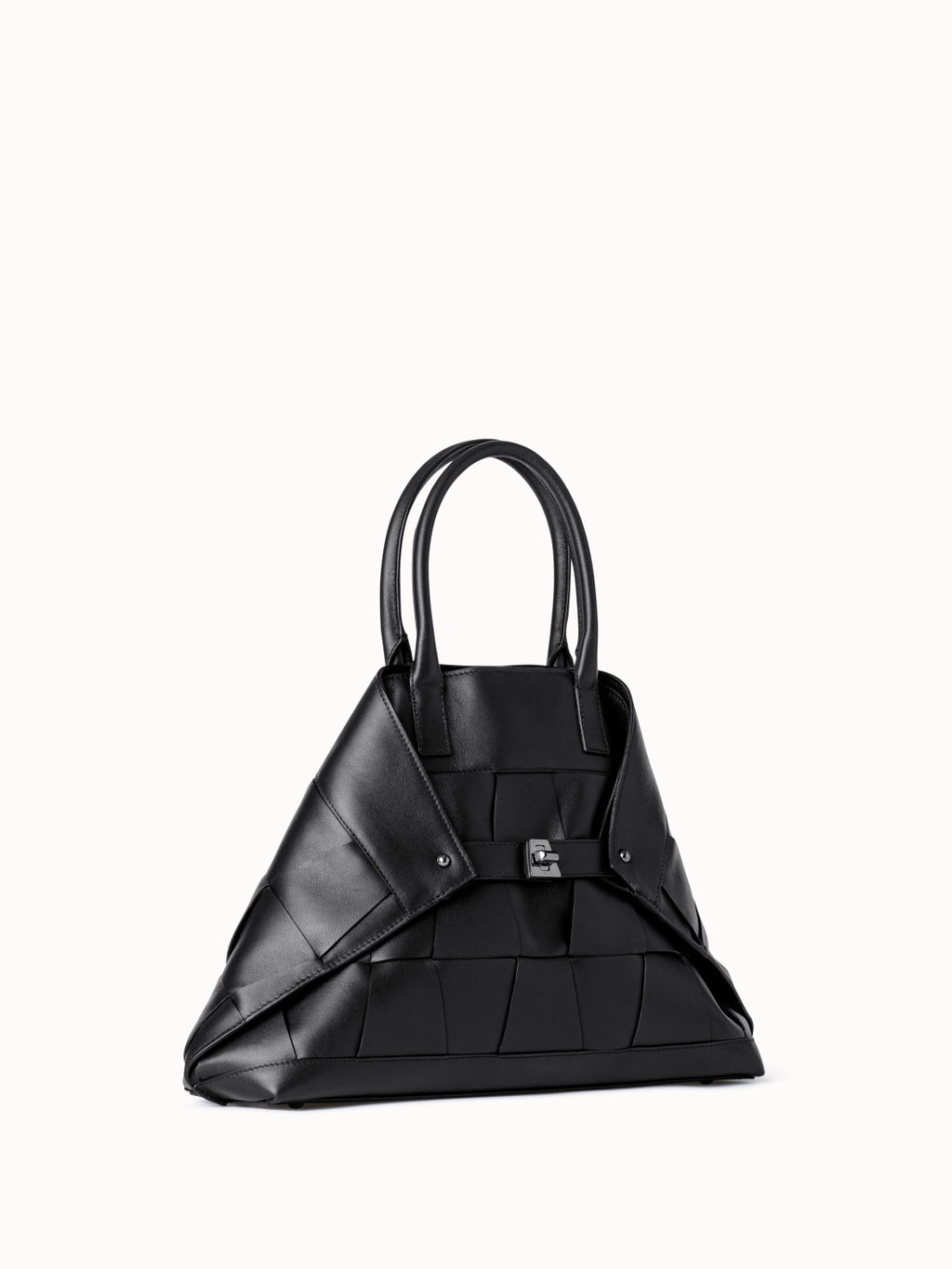Ai Small Top Handle Tote - Schwarz