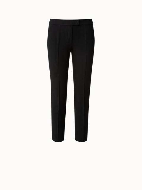 Cropped Slim-Fit Hose aus Baumwolle