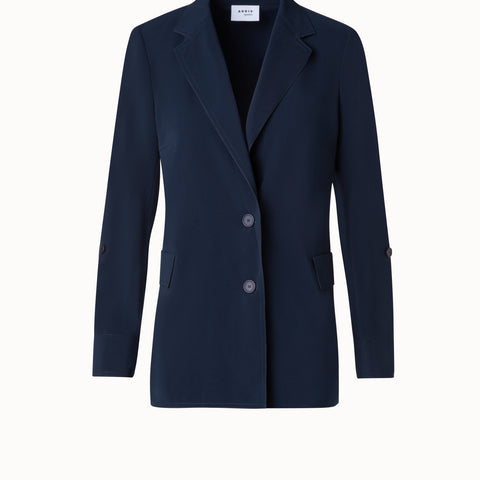Boyfriend Blazer in Light Signature Lasercut Fabric