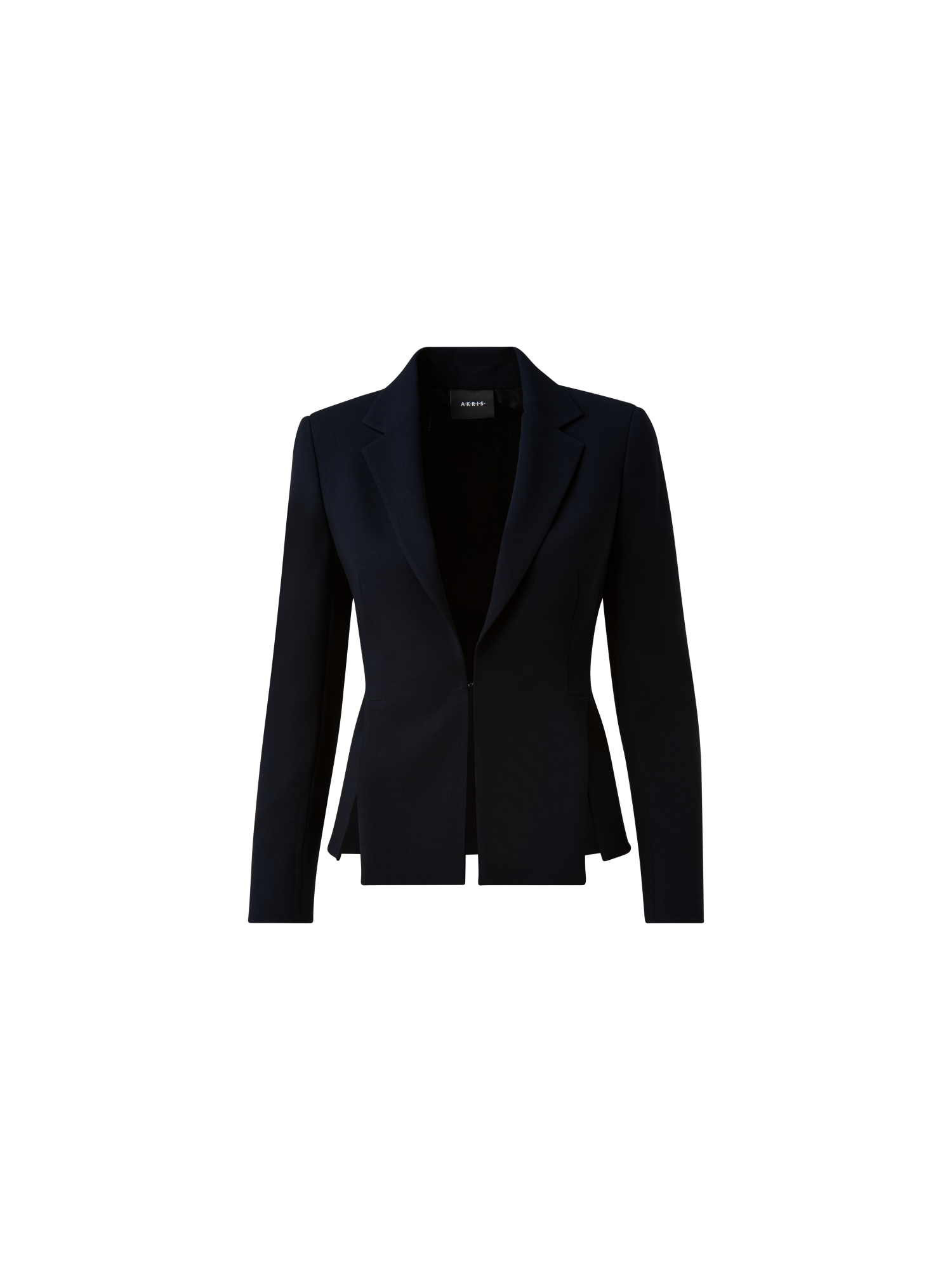 Designer Blazer aus Woll-Doubleface - Dunkelblau - Blau