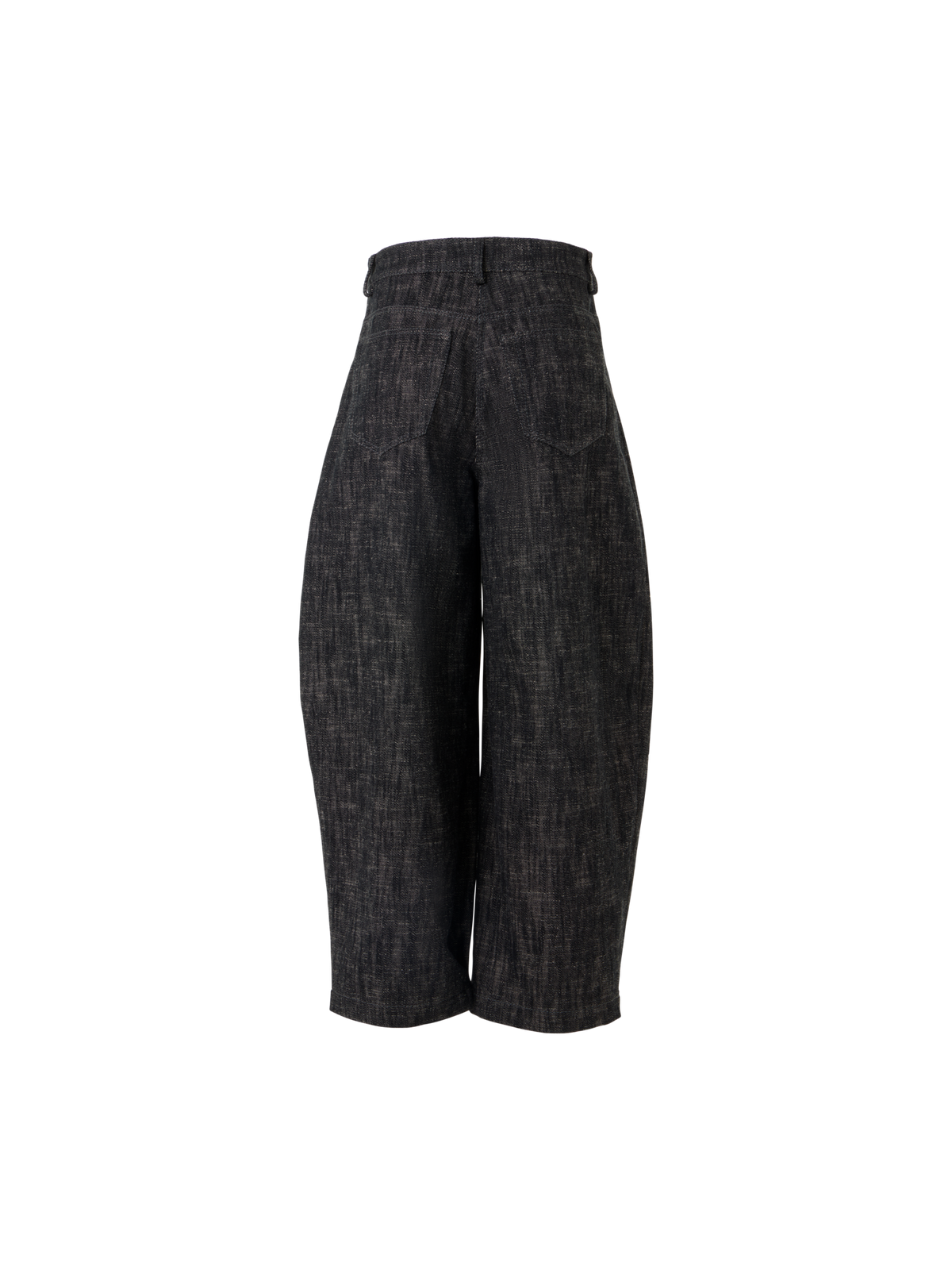 Designer Farrow Hose aus Gewaschener Baumwoll-Denim - Schwarz