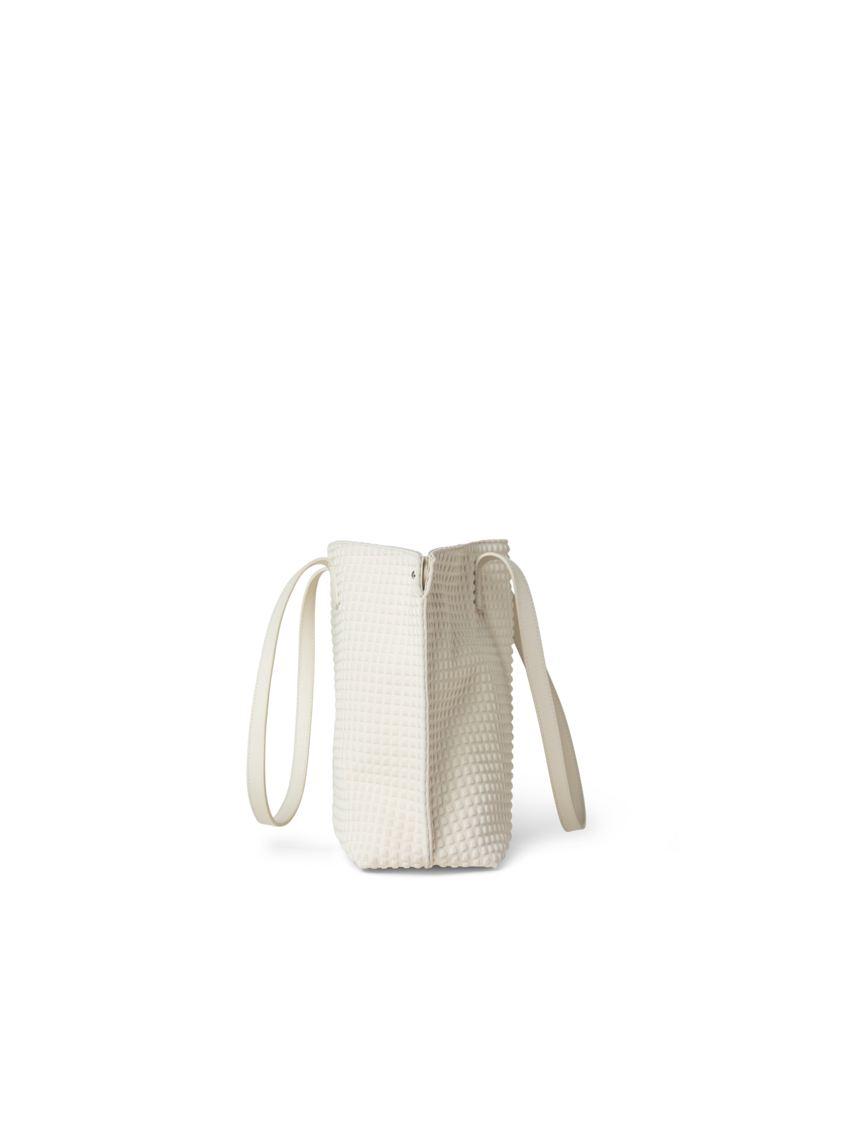 Designer Ai Small Shoulder Tote - Weiss