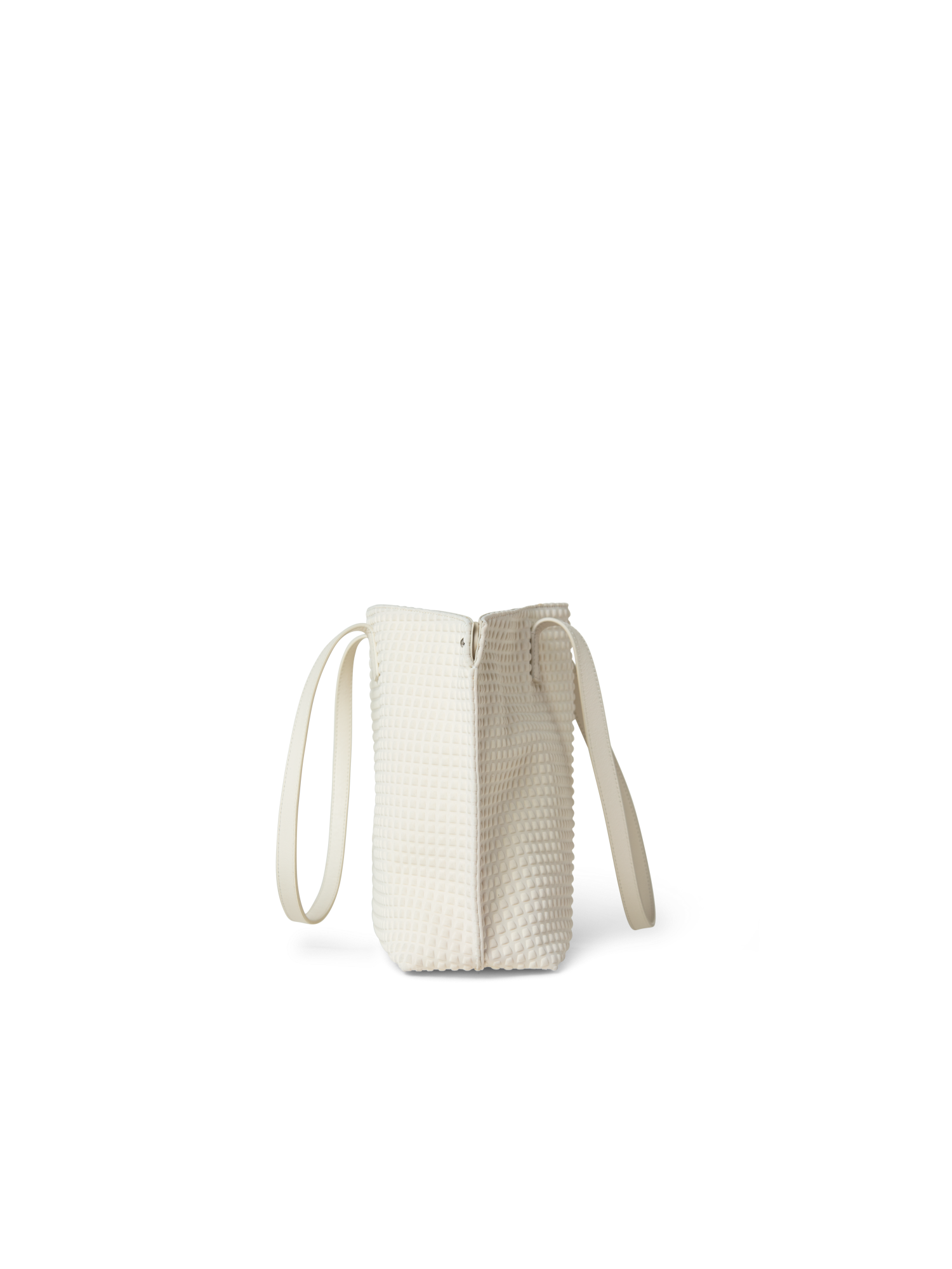 Designer Ai Small Shoulder Tote - Weiss