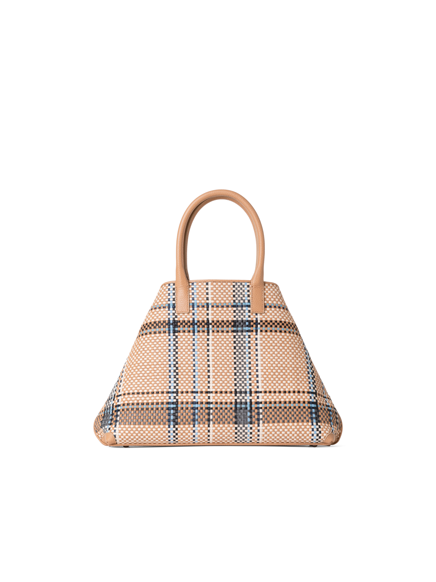 Designer Ai Small Top Handle Tote - Bunt - Beige