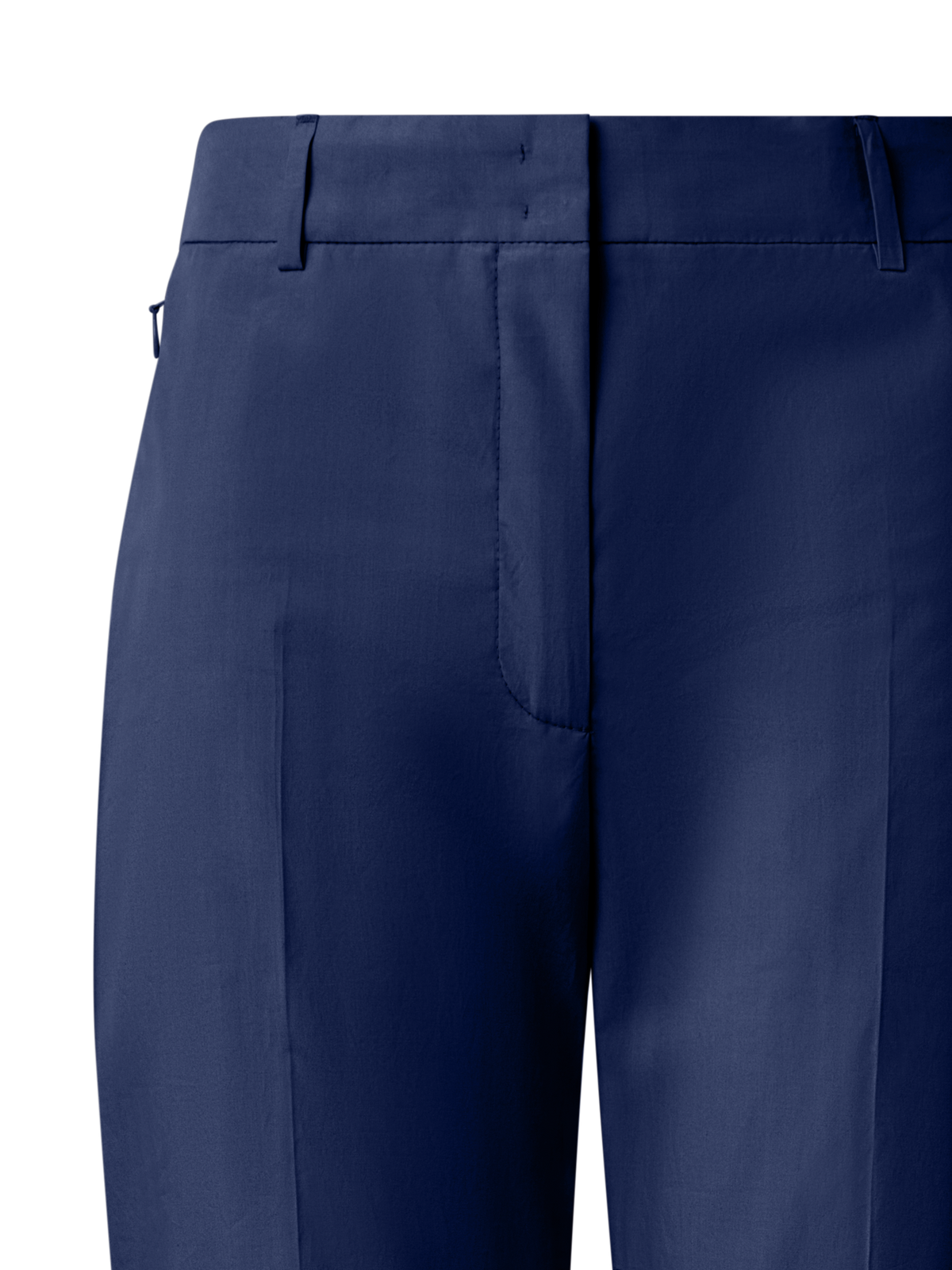 Designer Leicht Schlaghose aus Baumwollpopeline - Blau