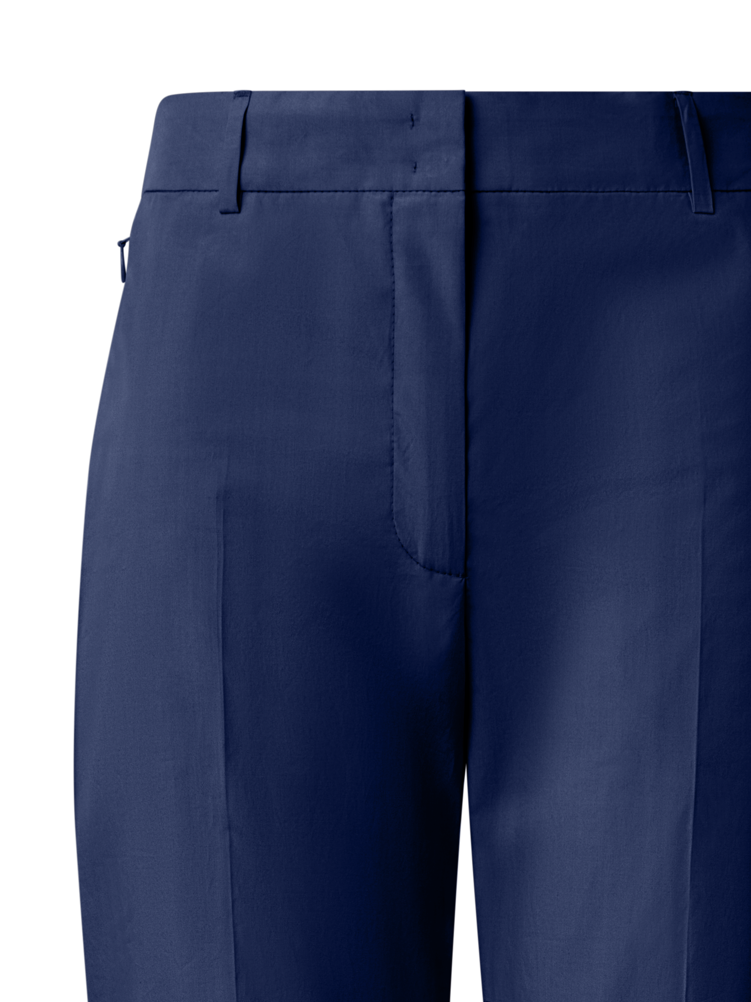 Designer Leicht Schlaghose aus Baumwollpopeline - Blau