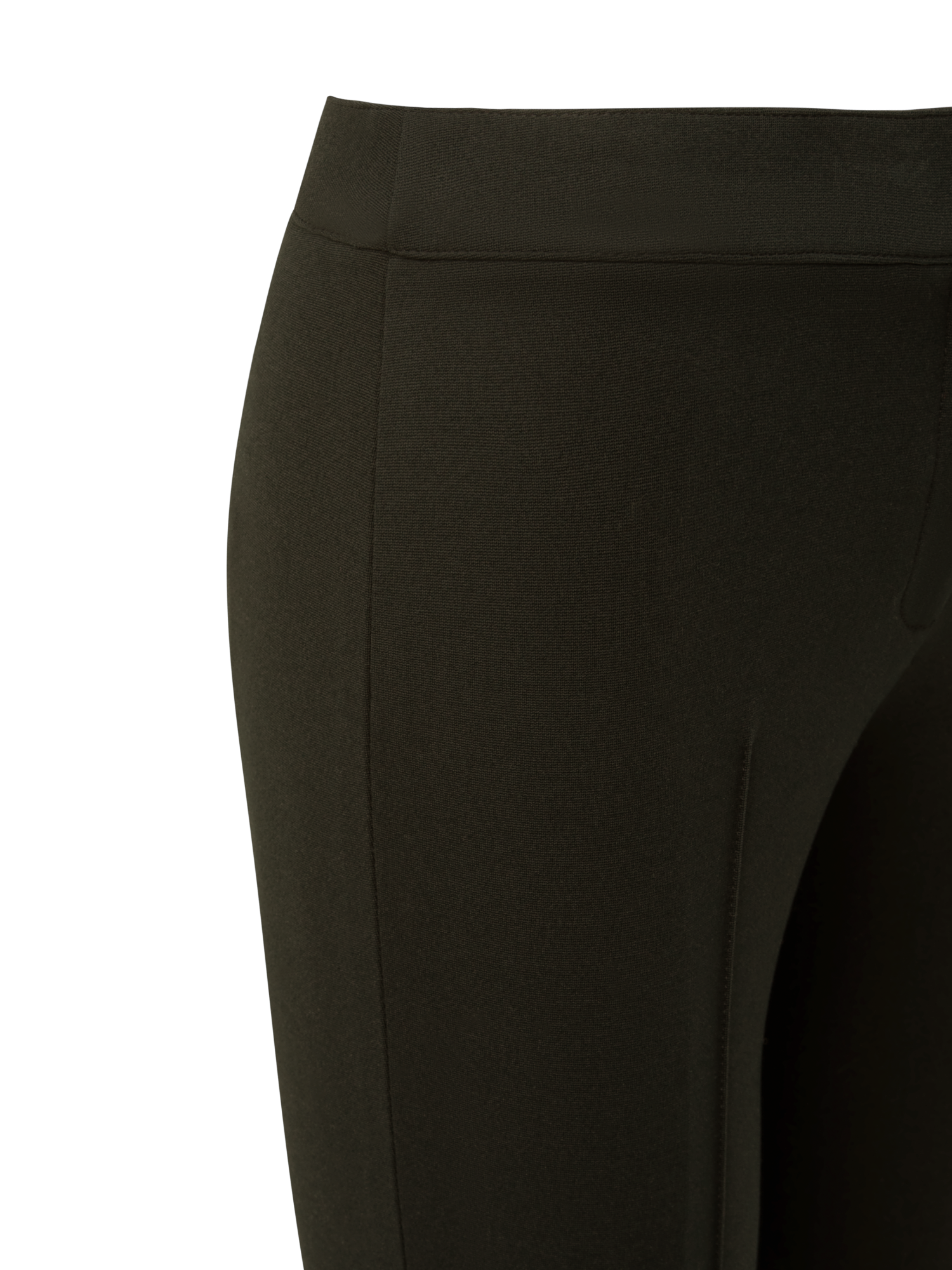 Designer Skinny Hose aus Jersey-Stretch - Braun