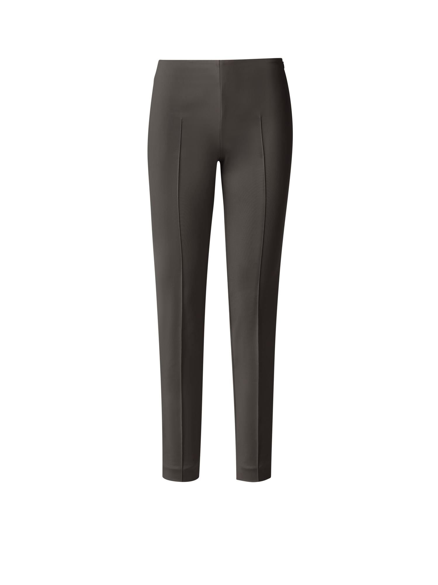 Designer Slim Hose aus Baumwoll-Techno-Stretch - Braun