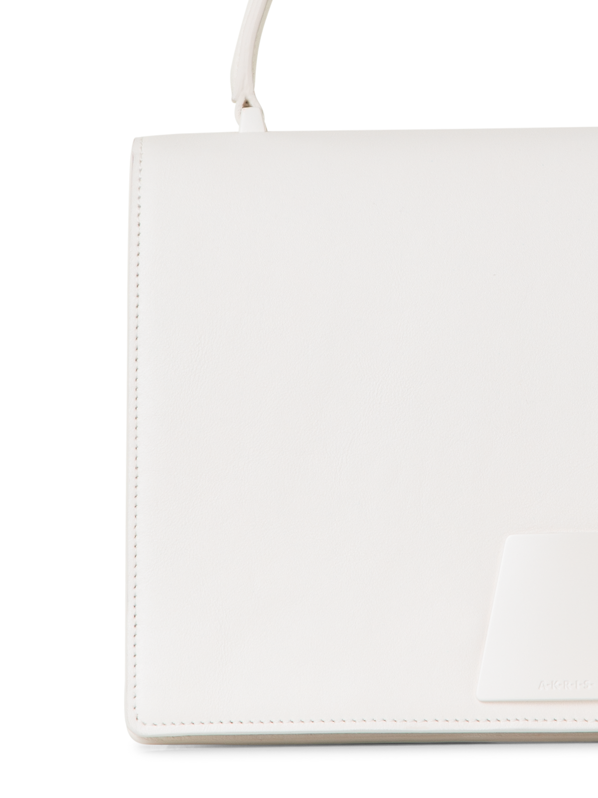 Designer Alice Medium Top Handle Bag - Ecru - Weiss