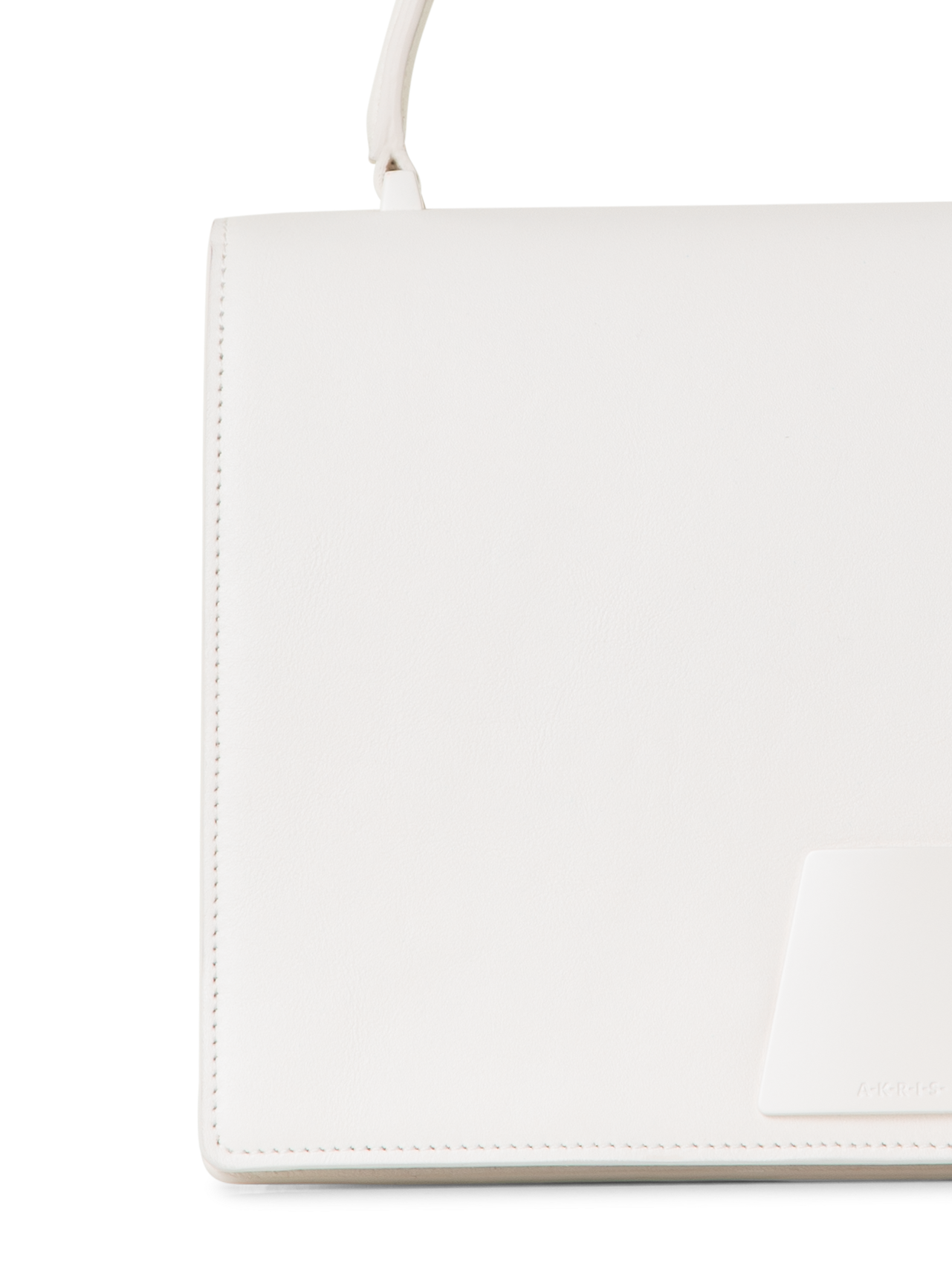 Designer Alice Medium Top Handle Bag - Ecru - Weiss