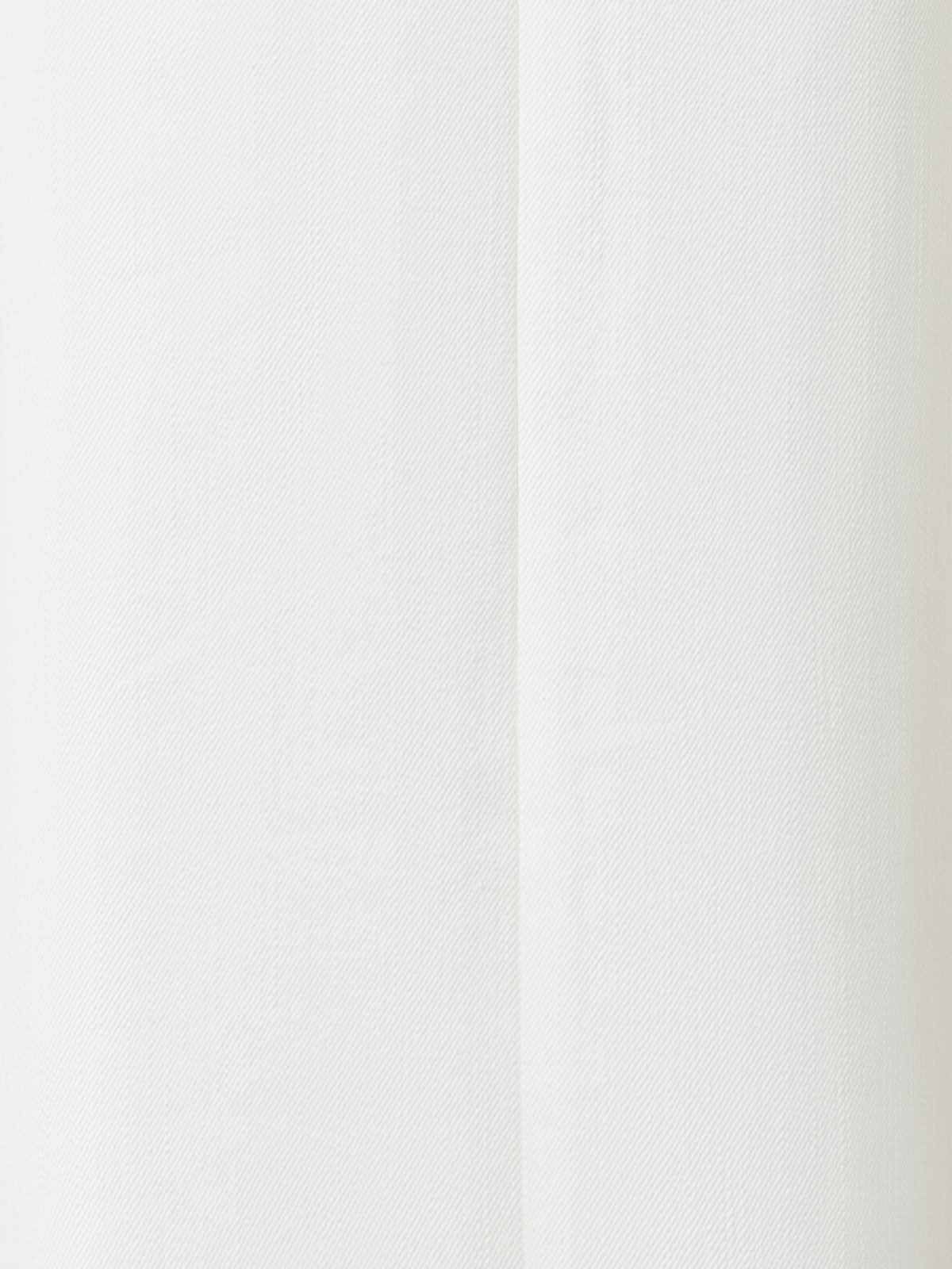 Designer Weite Hose aus Baumwoll-Denim-Stretch - Ecru - Weiss