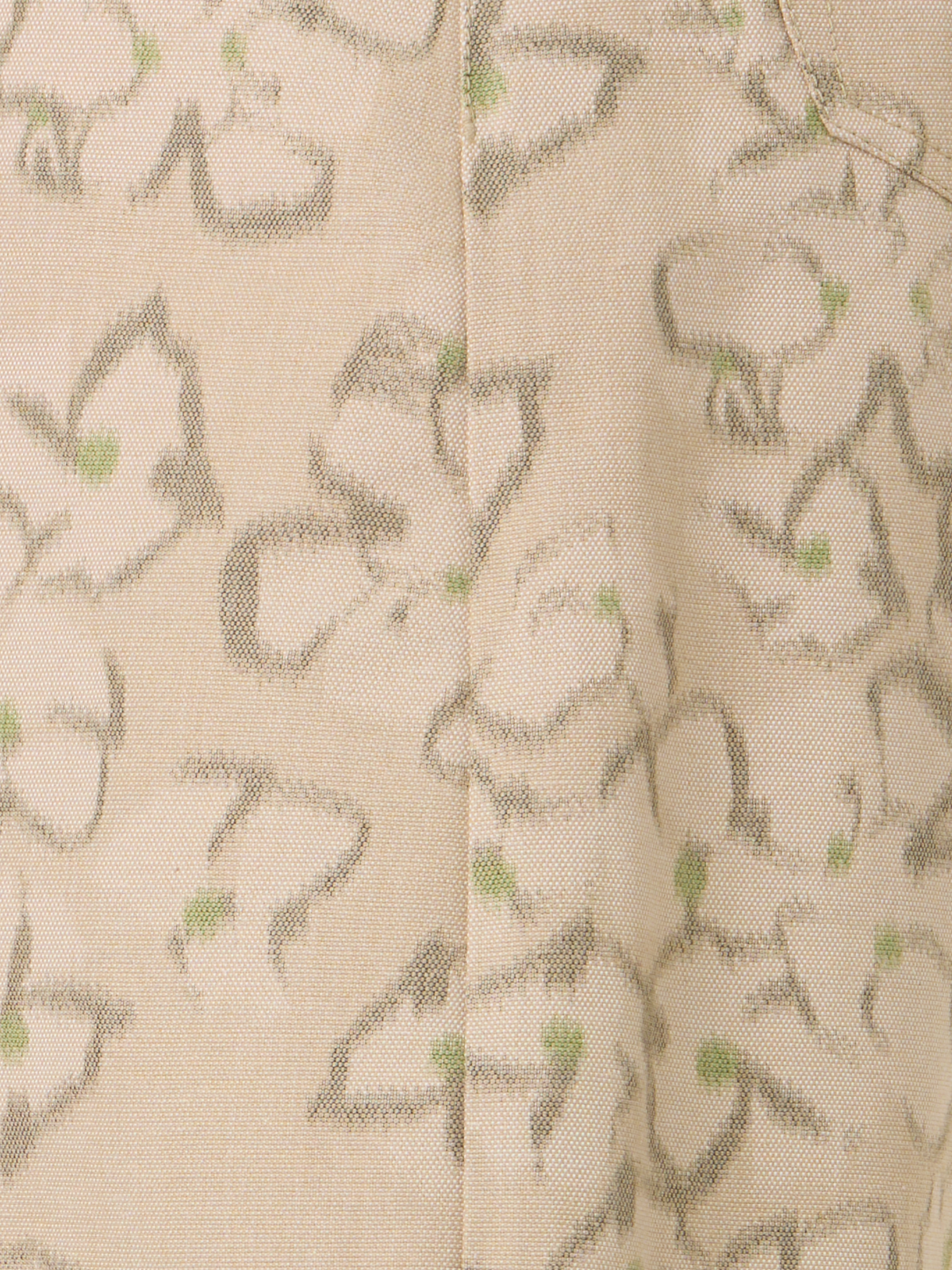 Designer Farrow Hose aus Baumwoll-Canvas - Beige