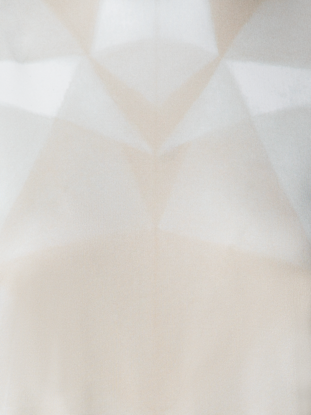 Designer Seiden-T-Shirt mit Chiaroscuro Druck - Bunt - Beige