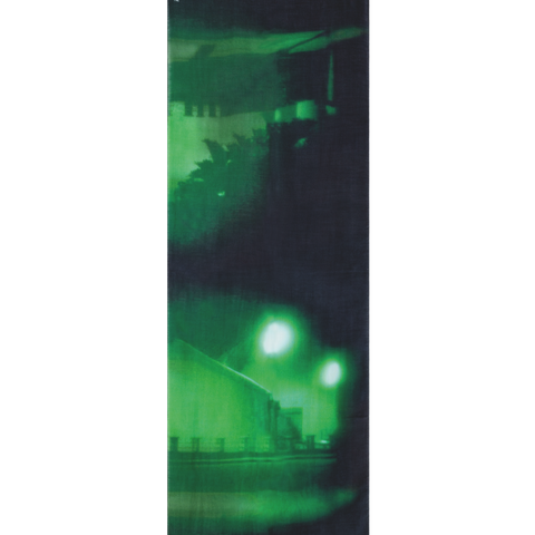 Kaschmirseidenschal mit The Night Series Druck