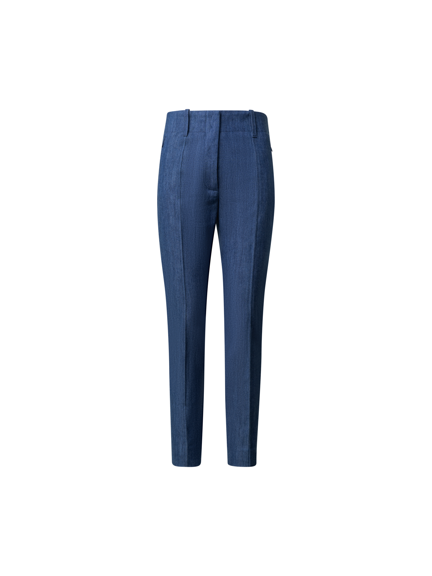 Designer Slim Hose aus Baumwoll-Stretch-Denim - Blau