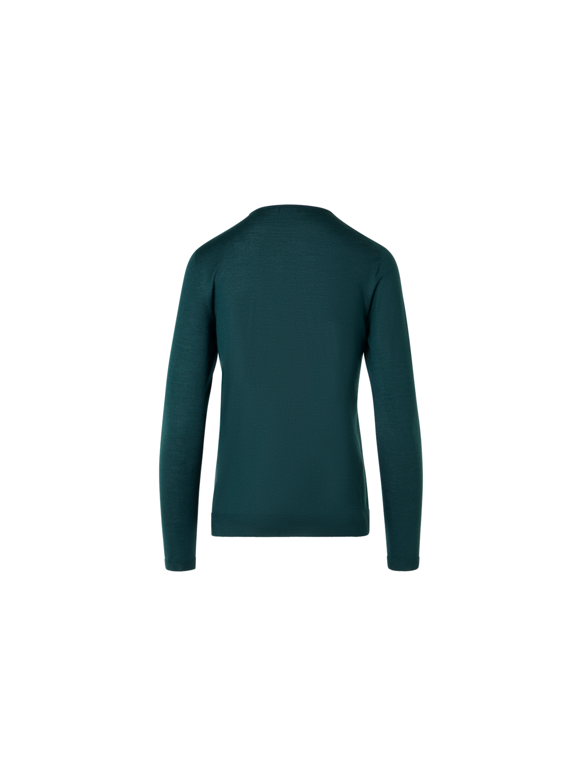 Designer Nahtloser Rundhals-Pullover aus Kaschmirseide - Grün