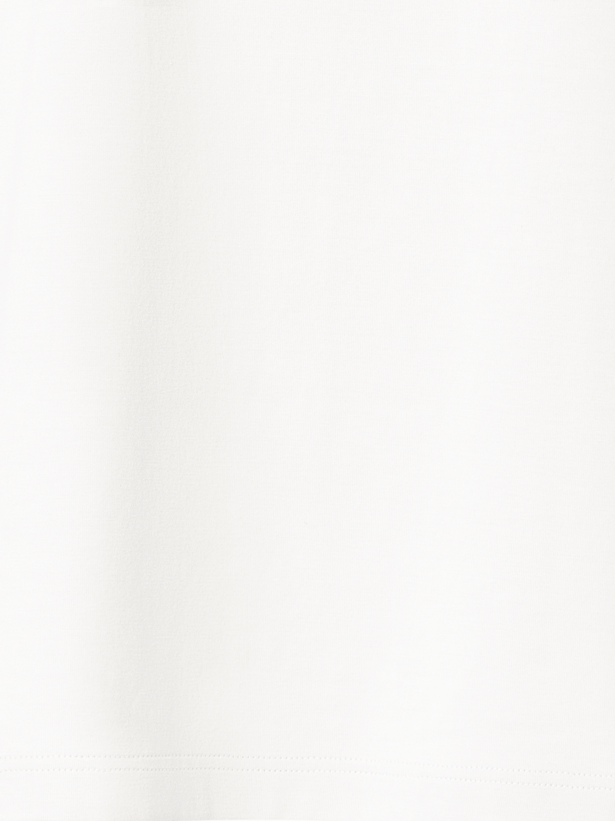 Designer T-Shirt aus Baumwoll-Jersey - Weiss