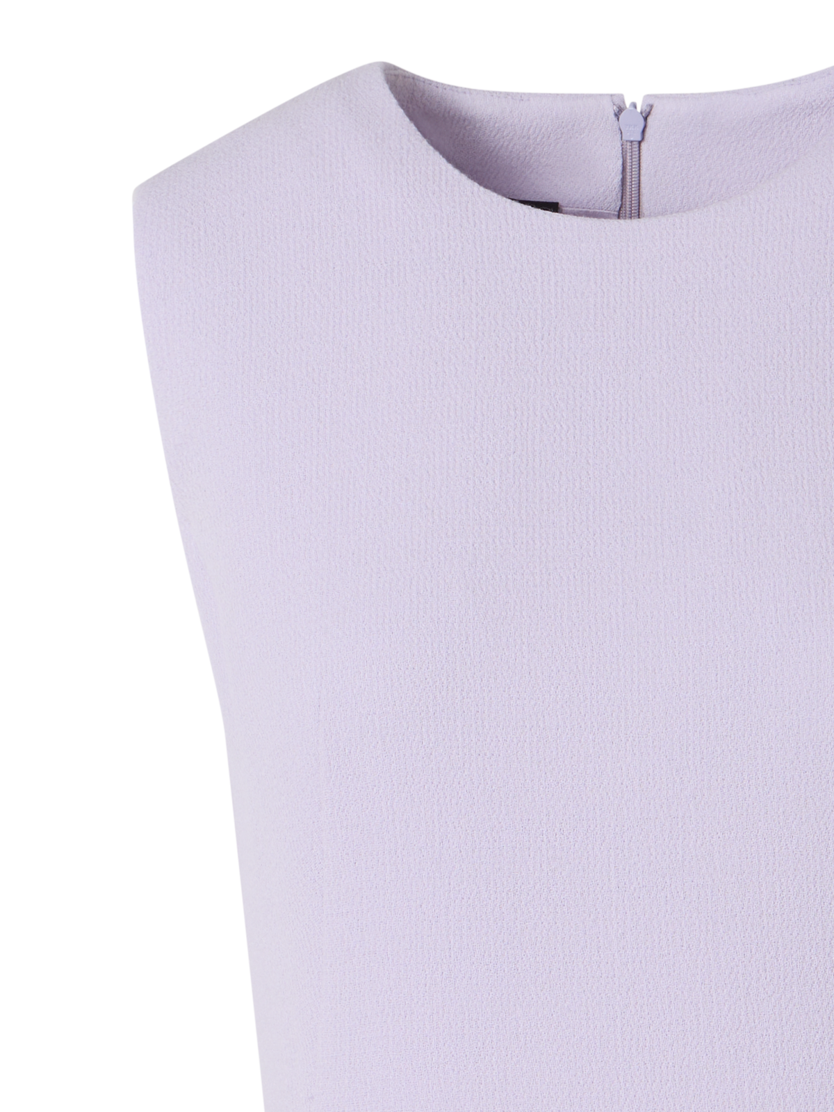 Designer Ärmelloses Etuikleid aus Wollkrepp-Doubleface
