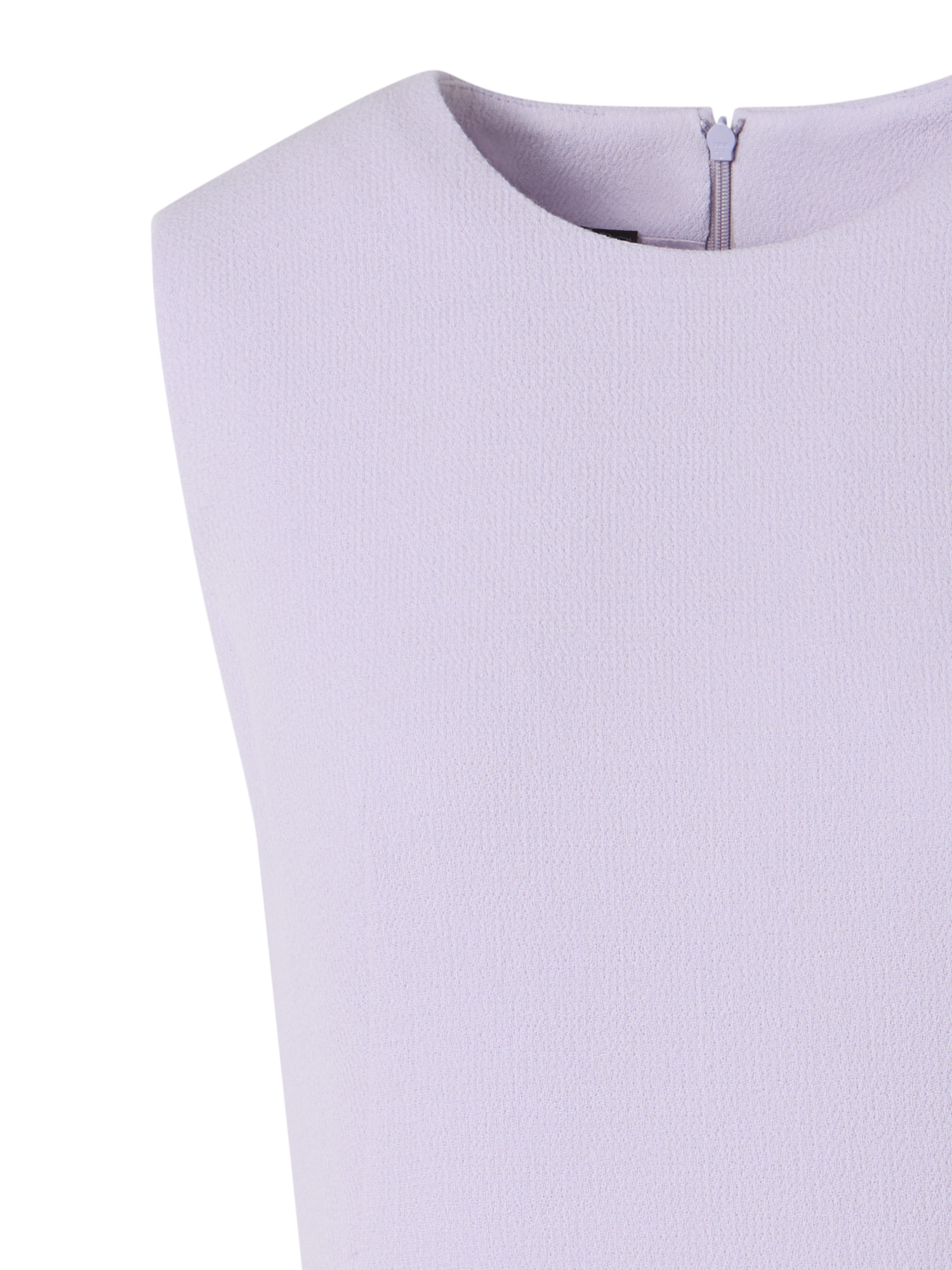 Designer Ärmelloses Etuikleid aus Wollkrepp-Doubleface