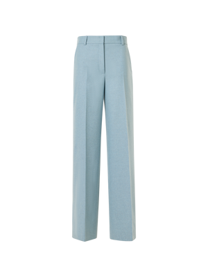 Designer Weite Hose aus Wollflanell
