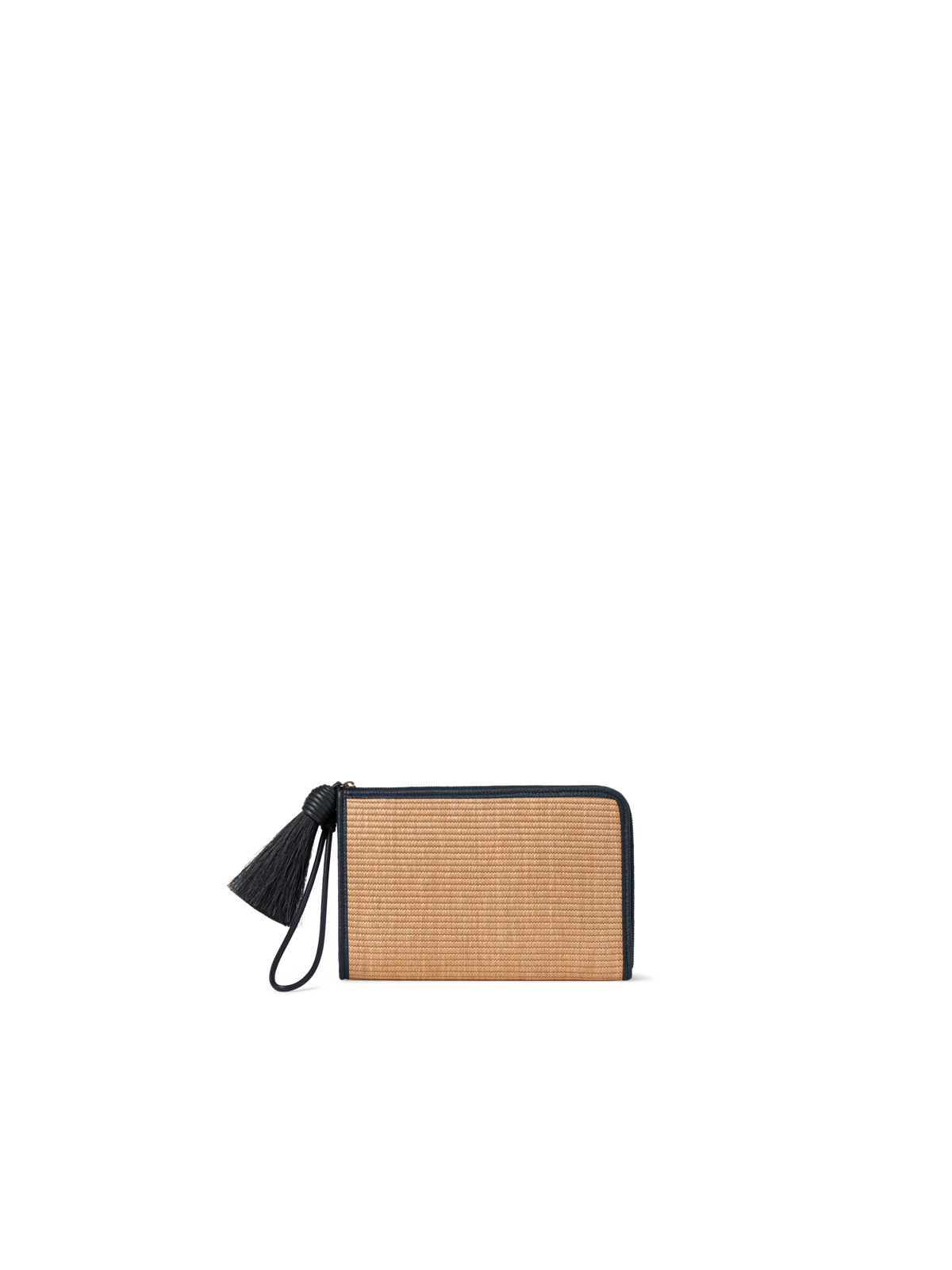 Designer Alexa Tassle Pouch - Dunkelblau - Blau - Bunt - Beige